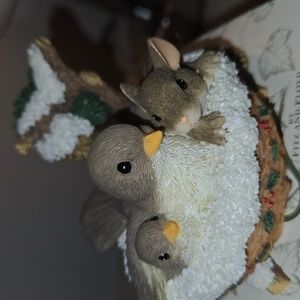 Charming Tails "NESTLED IN FOR THE HOLIDAYS" New- NEVER Used!